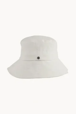 Women Cherry Red Fabric Bucket Hat