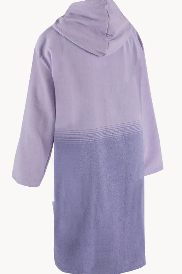 Women Back Beach Co Fade Hooded Towelling Robe L/XL