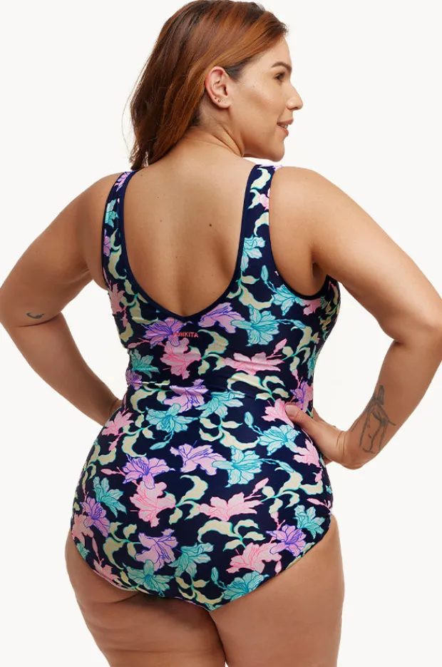 Women Funkita Fast Flow DD/E Cup Zip Front One Piece