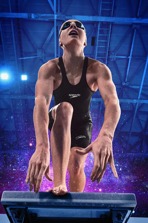 Women Speedo Fastskin LZR Pure Valor 2.0 Open Back Kneeskin