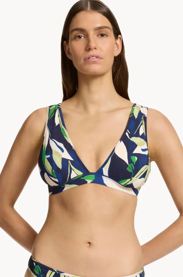 Women Jets Fauna Plunge Top