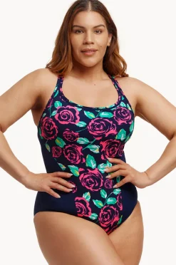 Women Funkita Feeling Rosy Locked In Lucy One Piece