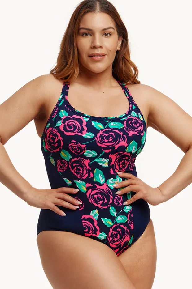 Women Funkita Feeling Rosy Locked In Lucy One Piece