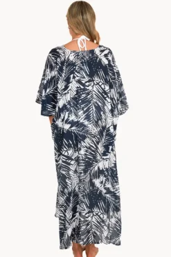 Women Sundrenched Fern Long Kaftan