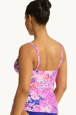 Women Sea Level Fiesta Cross Front Tankini Separate
