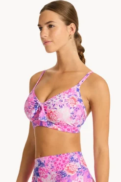 Women Sea Level Fiesta DD/E Cup Tie Front Bralette