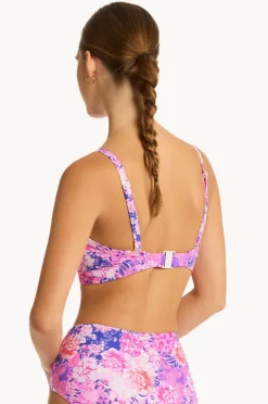 Women Sea Level Fiesta DD/E Cup Tie Front Bralette