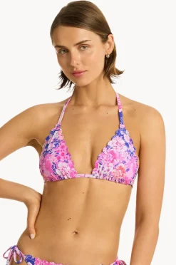 Women Sea Level Fiesta Halter Slide Tri
