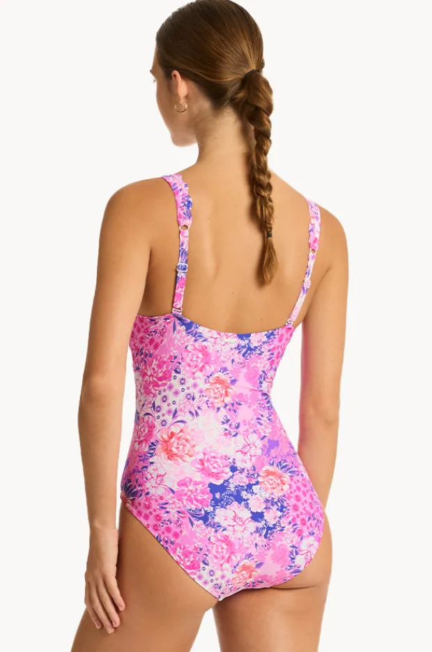 Women Sea Level Fiesta Longline Tri One Piece