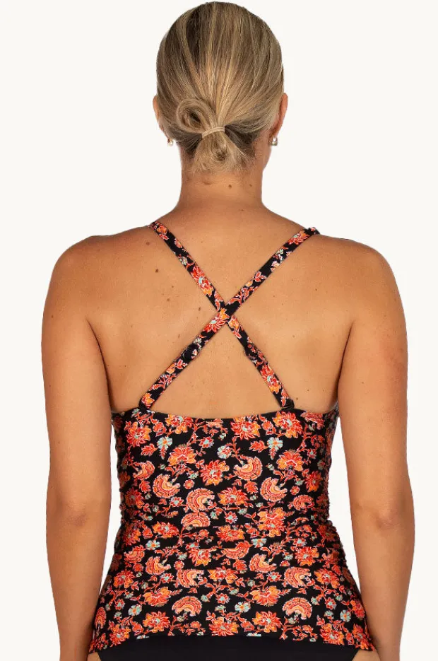 Women Baku Flamenco D/E Cup Square Neck Tankini Separate