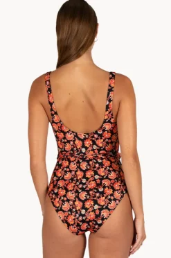Women Baku Flamenco Square Neck One Piece
