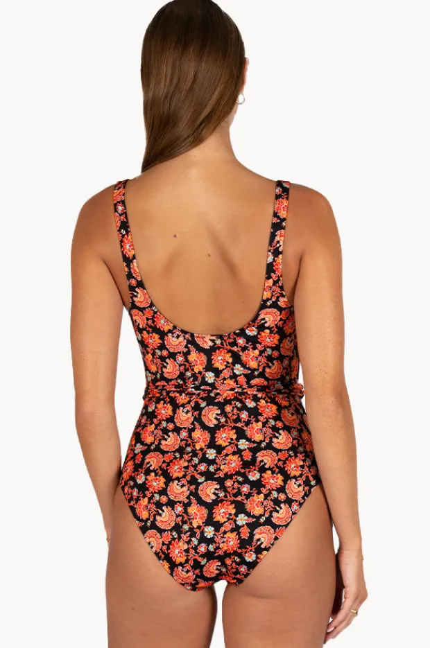 Women Baku Flamenco Square Neck One Piece