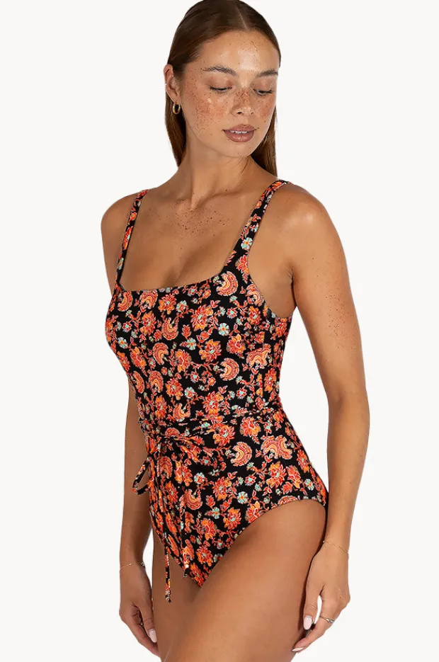 Women Baku Flamenco Square Neck One Piece