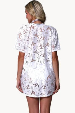 Women J.valdi Floral Crochet Kimono