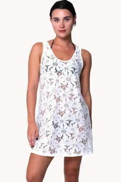 Women J.valdi Floral Crochet Tank Dress