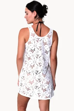 Women J.valdi Floral Crochet Tank Dress