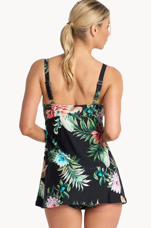 Women Jantzen Floral Empire Swim Dress
