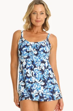Women Jantzen Floral Empire Swim Dress
