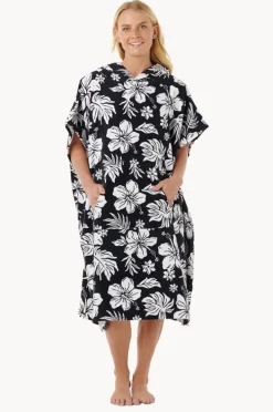 Women Rip Curl Floral Mixed Hooded Towel