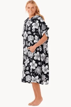 Women Rip Curl Floral Mixed Hooded Towel
