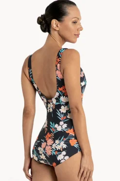 Women Jantzen Floral Pintuck One Piece