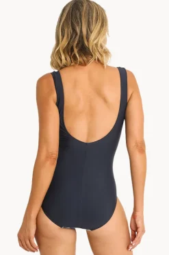 Women Jantzen Floral Square Neck One Piece