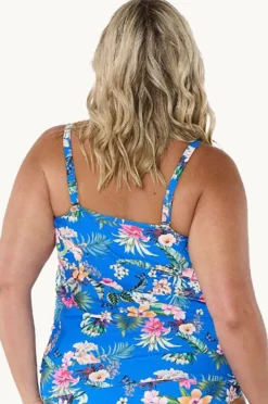 Women Capriosca Florida Flounce Tankini Separate
