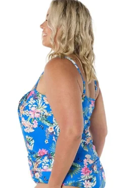Women Capriosca Florida Flounce Tankini Separate