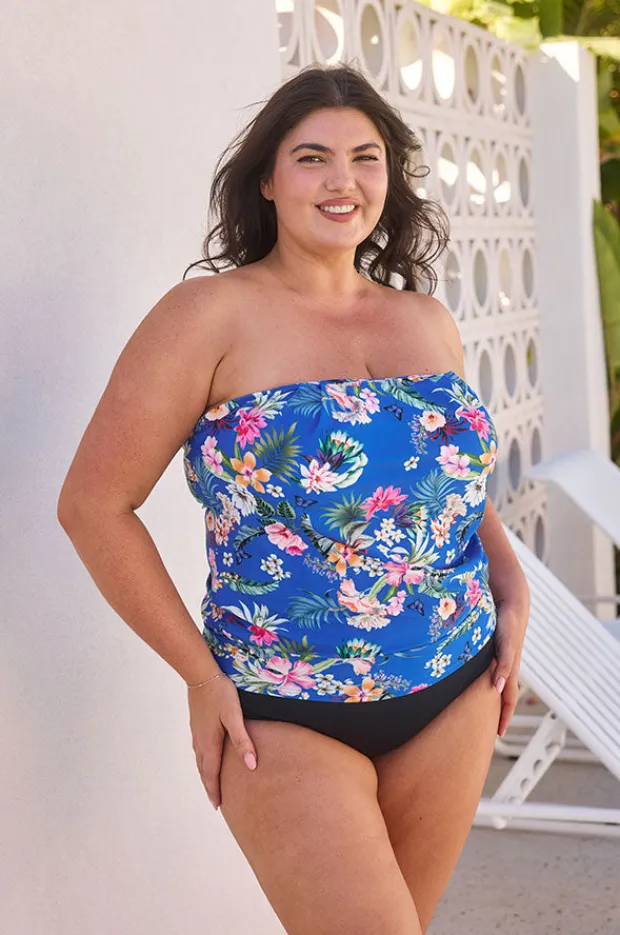 Women Capriosca Florida Flounce Tankini Separate