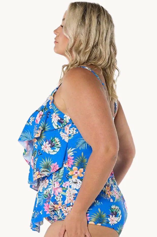 Women Capriosca Florida Tiered Frill Tankini Separate