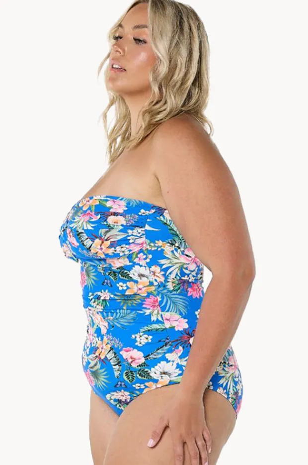 Women Capriosca Florida Twist Bandeau One Piece