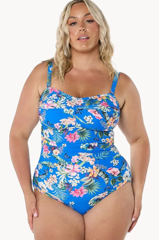 Women Capriosca Florida Twist Bandeau One Piece
