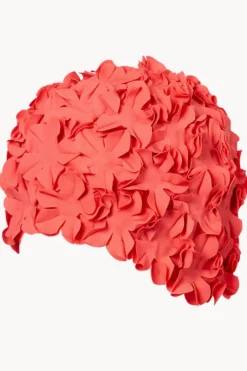 3p Flower Rubber Swim Cap