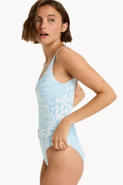 Women Roxy Flowers Wave One Piece