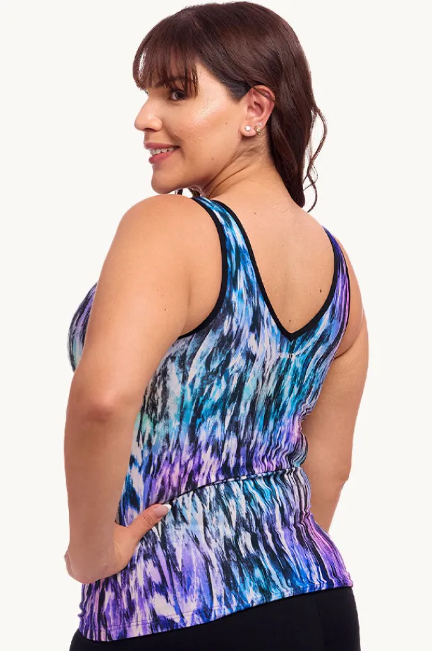 Women Funkita Fly Dye DD/E Cup Zip Tankini Separate