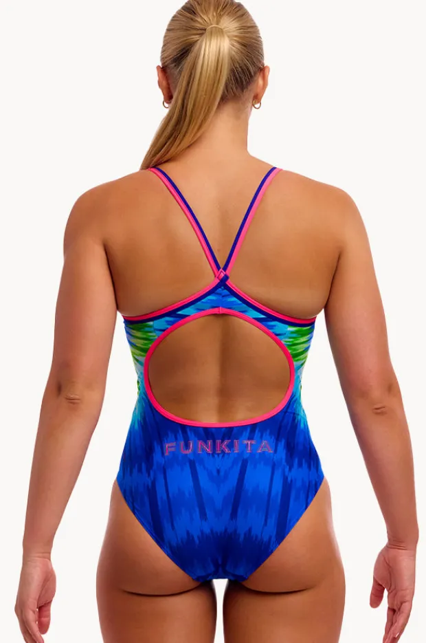 Women Funkita Fly Time Diamond Back One Piece