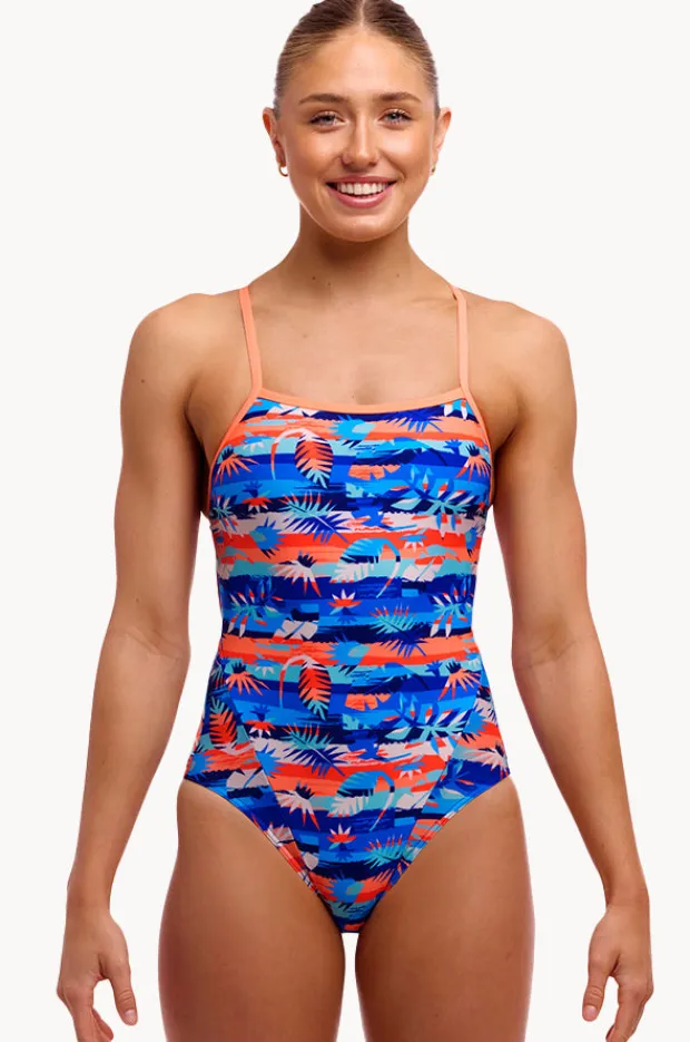 Women Funkita Forever Fossil Single Strap One Piece
