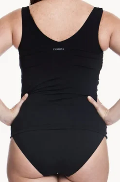 Women Funkita Form Still DD/E Zip Front Tankini Separate