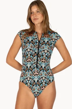 Women Baku Free Spirit Zip Front Sunsuit