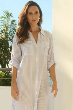 Women Jantzen Fresh Button Midi Dress