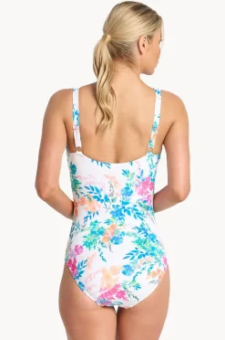 Women Jantzen Fresia DD/E Cup Mesh Frill One Piece