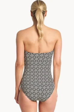 Women Jantzen Geneva Bar Bandeau One Piece