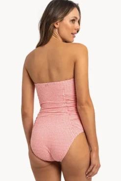Women Sunseeker Gidget Ruched Bandeau One Piece