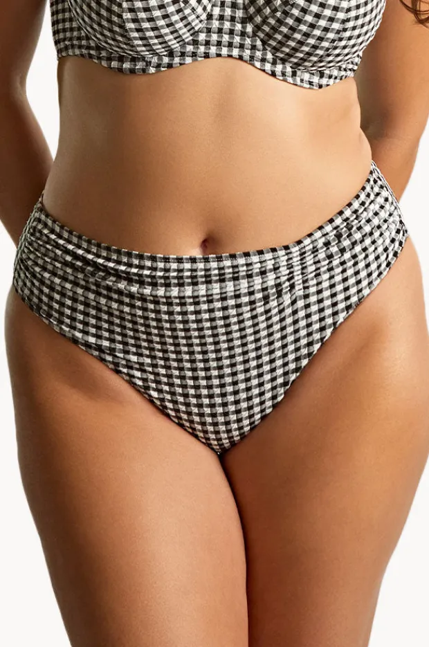 Women Panache Gingham Midi Brief