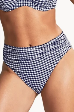 Women Panache Gingham Midi Brief