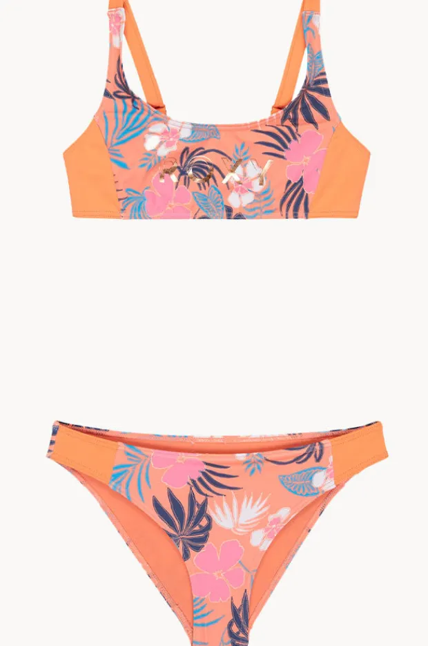 Roxy Girls Active Floral Bralette Set