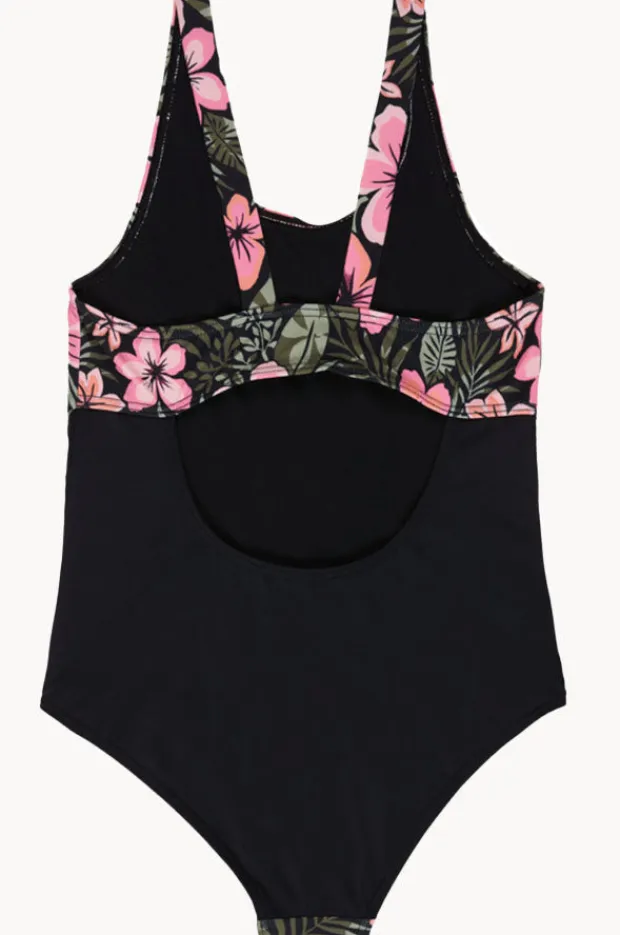 Roxy Girls Active Floral One Piece