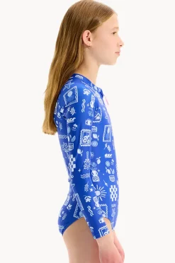 Seafolly Girls Girls Amalfi Sunsuit