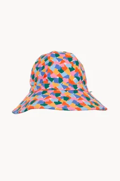 Acorn Girls Art Fun Wide Brim Swim Hat
