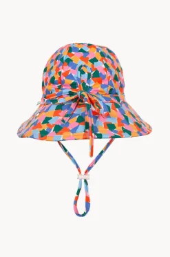 Acorn Girls Art Fun Wide Brim Swim Hat